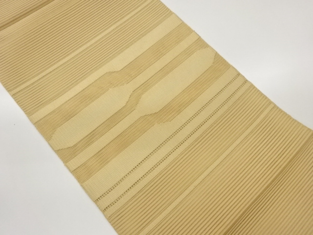 JAPANESE NAGOYA OBI FOR SUMMER / WOVEN ABSTRACT STRIPE